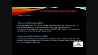 دوره آمادگی آزمون pmp (بیانیه کار پروژه SOW)