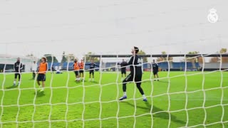 مهارت‌های بازیکنان رئال مادرید در زمان تمرین