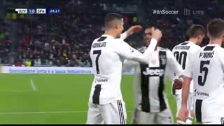 خلاصه دیدار یوونتوس 2_0 اسپال (هفته سیزدهم سری آ )