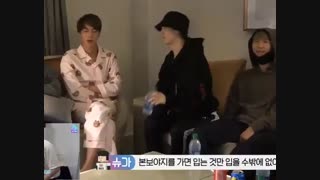 میگه از زمانی که ته ته میاد میخوام نگا کنم(vkook/taekook/BTS/بی تی اس/ویکوک)