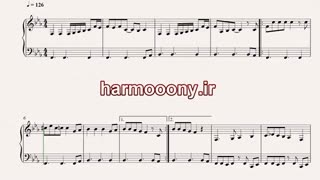 نت پیانو راسپوتین از بانی ام