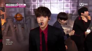 اجرا beautiful  از  Wanna one در M Countdown