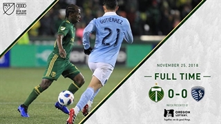 خلاصه دیدار پورتلند تیمبوز 0_0 کانزاس سیتی (پلی‌آف کنفرانس غرب لیگ MLS)