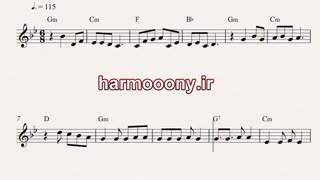 نت کیبورد عسل خانوم از حمید اصغری