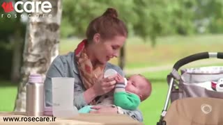 فلاسک گرمکن سفری شیشه شیر اونت