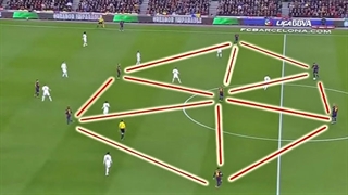 سرگیجه رئالی‌ها از حرکات تاکتیکی بارسلونا!