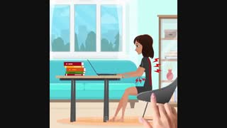 چگونه پشت میز بنشینیم +ویدیو ؟؟
