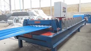 ساخت دستگاه رول فرمینگ سینوسی ذوزنقه - 09121612740 پارس رول فرم