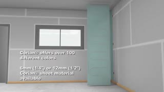 آموزش نصب دیوارپوش کورین