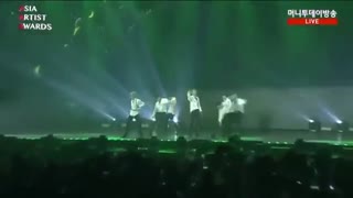 اجرای BTS در مراسم Asia Artist Awards 2018