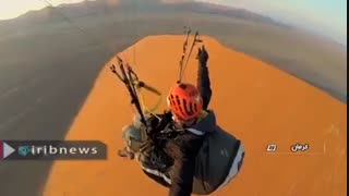 پاراگلایدرسواری بر فراز لوت