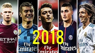 کلیپی از حرکات بهترین هافبک‌های جهان