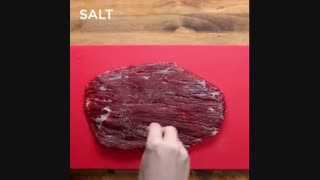 Veggie Stuffed Steak Roll