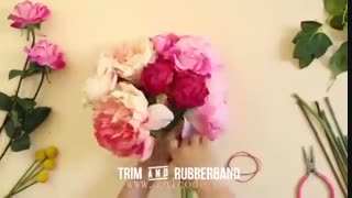 آموزش دسته گل