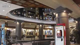 اجرای سقف لابل در مجتمع تجاری قلهک، تهران