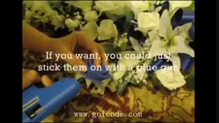 آموزش دسته گل عروس