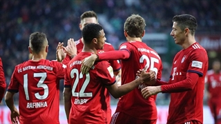 خلاصه دیدار بایرن‌مونیخ 2_1 وردربرمن (هفتۀ سیزدهم  بوندسلیگای آلمان)