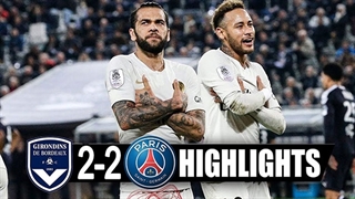 خلاصۀ دیدار پاری‌سن‌ژرمن 2_2 بوردو؛ (هفتۀ پانزدهم لیگ 1 فرانسه)