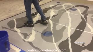 آموزش اجرای کفپوش اپوکسی