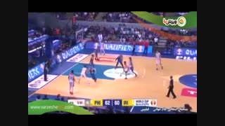 خلاصه بسکتبال فیلیپین 70 - ایران 78 (12-9-1397)