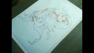 نقاشی از ماارین ( مِرلین ) از انیمه Nanatsu no taizai ( هفت گناه کبیره )