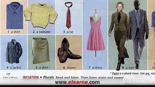 آموزش  کاربردی لغات لباس ها