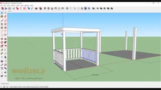 آموزش طراحی آلاچیق با اسکچاپ - قسمت 2