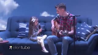 Adorable Singing Father-Daughter Duo Performs 'You've Got a Friend in Me'!