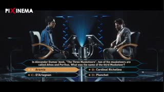 فیلم میلیونر زاغه نشین سکانس سوال ۲۰ میلیون روپیه‌ای و برنده شدن جمال