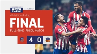 خلاصه بازی اتلتیکومادرید 4_0 سنت آندرو (جام حذفی اسپانیا)