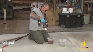 اجرای کفپوش اپوکسی www.aghayedecor.com