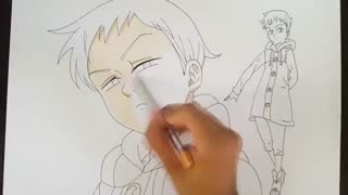 نقاشی از کینگ ( king ) گناه کاهلی یا تنبلی از انیمه Nanatsu no taizai ( هفت گناه کبیره )