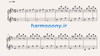 نت پیانو آناستازیا