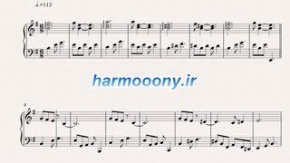 نت پیانو دل کوچولو از مهستی