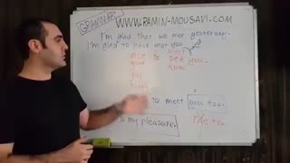 اموزش زبان انگلیسی | جواب از آشنایی با شما خوشحالم چیست؟