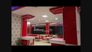 زیباترین آبنمای شیشه ای فست فود KFC در تالار شهر