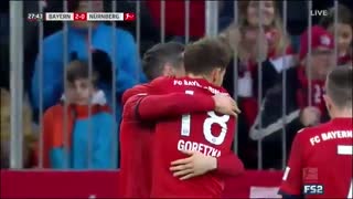 بایرن مونیخ 3_0 نورنبرگ( هفته چهاردهم بوندس لیگای آلمان)