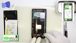 آموزش تمام قطعات موبایل SONY Xperia Z4(Z3 Plus) - زاگریوس