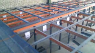 قفسه بندی انبار قفسه انبار قفسه فلزی قفسه راک بالکن پیش ساخته