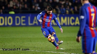 10 گل فوق‌العادۀ لیونل مسی از روی ضربه ایستگاهی