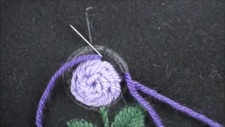 ENG sub 프랑스자수 울사 헤어핀 만들기 hand embroidery hair pin DIY