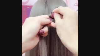 یک مدل آرایش موی زیبا برای دختران