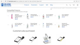 مشخصات ، قیمت و خرید الکترود pHلوله های آزمایشگاهی  موبایلی هانا HANNA HI 13302