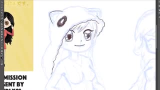 آموزش طراحی شخصیت‌های خواهران کاوایی