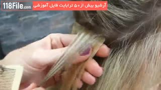 بهترین آموزش اکستنشن مو با روشهای ساده