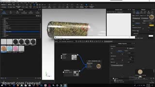 آموزش فارسی ویژگی های جدید کی شات ۸ Keyshot – آموزش ساخت متریال های اسفنجی و ایجاد حباب