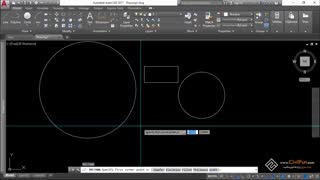 دوره جامع آموزش نرم افزار اتوکد قسمت6- آشنایی با خط دستور و داینمیک اینپوت