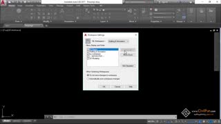 دوره جامع آموزش نرم افزار اتوکدقسمت8- نوار وضعیت و تنظیمات محیط کاربری