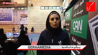 دختران تکواندوکار سراسر کشور برای رسیدن به تیم ملی، باهم رقابت کردند