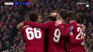 خلاصه دیدار لیورپول 1_0 ناپولی (هفته ششم مرحله گروهی فصل 2018/19 لیگ قهرمانان اروپا)